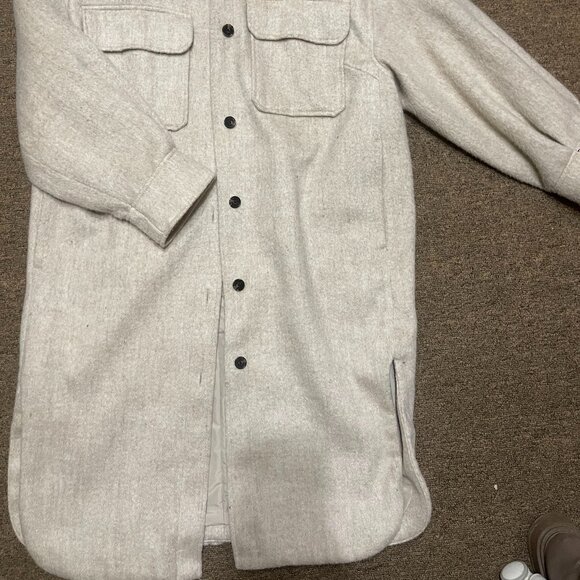 H&M Long beige shacket - Picture 3 of 5